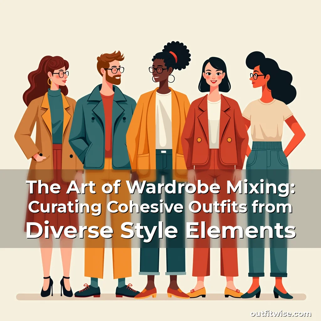 Read more about the article The Art of Wardrobe Mixing: Curating Cohesive Outfits from Diverse Style Elements