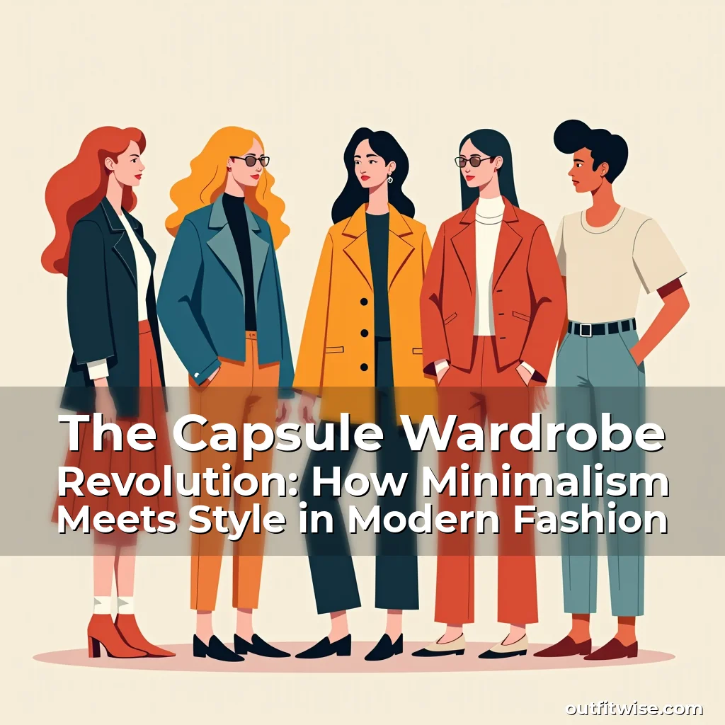 Read more about the article The Capsule Wardrobe Revolution: How Minimalism Meets Style in Modern Fashion